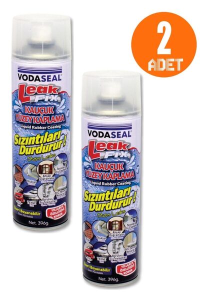 Vodaseal Sızdırmaz Sprey Şeffaf 396 gr 2 Adet