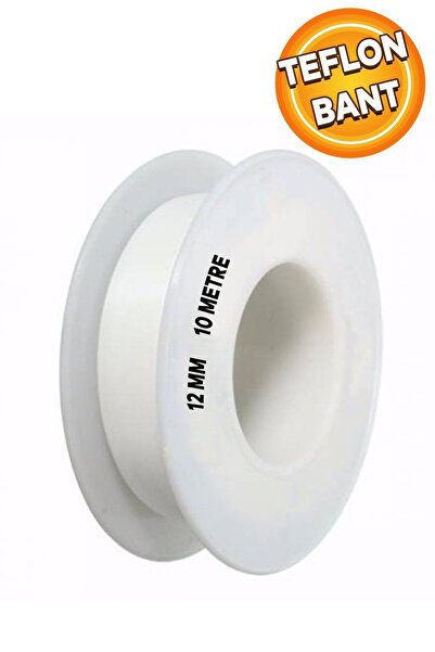 Badem10 Teflon Sızdırmaz Yalıtım Bant Bandı 12 mm x 10 Metre