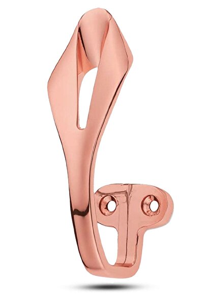 Badem10 Orchid Vestiyer Duvar Askısı Metal Dolap Elbise Askılığı Bakır Askı.