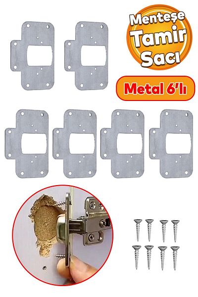 Badem10 Capac dulap Piatra balamalei Foaie de reparare Kit practic de reparare 6,5x9 Cm Tavă cu fantă 6 buc