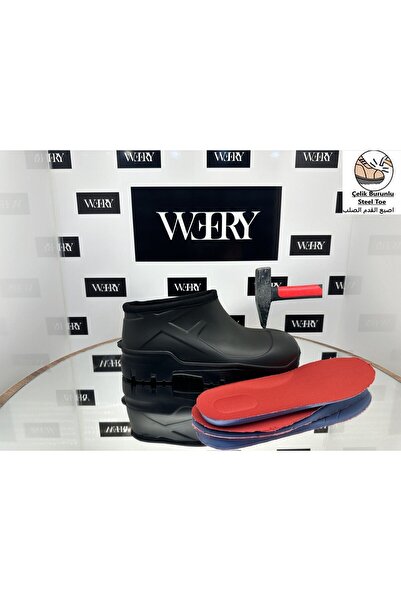 e&e Techno Boots S4 Kısa 12 Cm %100 Su Geçirmez Burun Korumalı Ortopedik Tabanlıklı Poliüretan Çizme