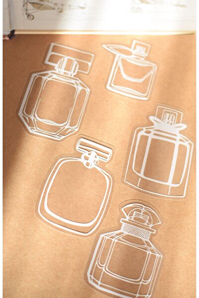 sticker Perfume Transparent Bottles Sticker