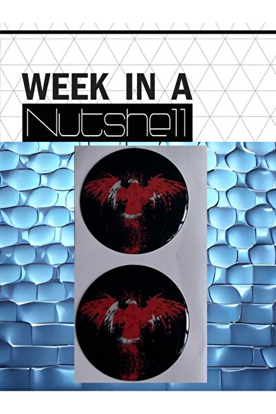 Fatih Turk3 PHOENIX STICKER TURKISH FLAG DROP LOGO 5X5 CM DROP LOGO 2 PIECES