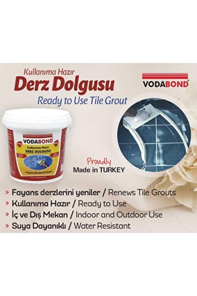 Fayans Seramik Mermer Yer Duvar Için Tamir Derz Dolgu 1 Kg