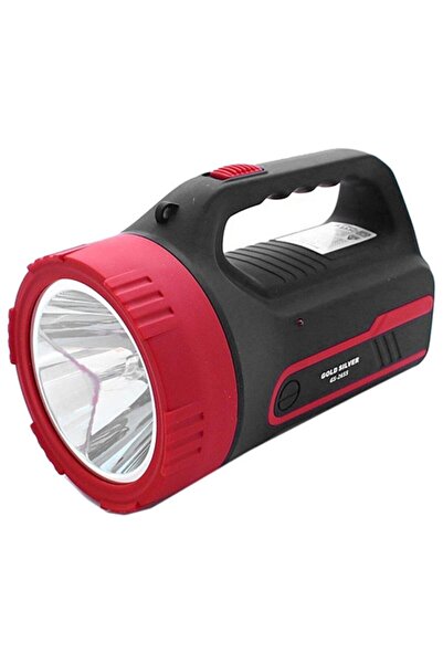 GoldSilver Gold Silver Şarjlı Taşınabilir Projektör El Fener Led 5w