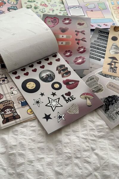 EFBUTİK DIY Sticker Kitabı Aesthetic