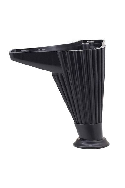 Badem10 Mobila Canapea Fotoliu Unitate Puf Picior 12 Cm Negru Baza Picioare