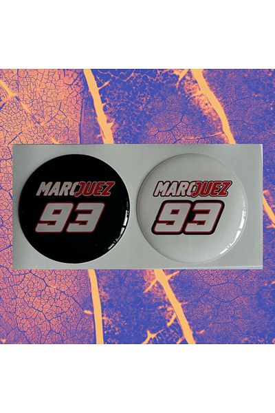 Fatih PHOENIX STICKER MARQUEZ DROP LOGO 3.5x3.5 CM 2PCS