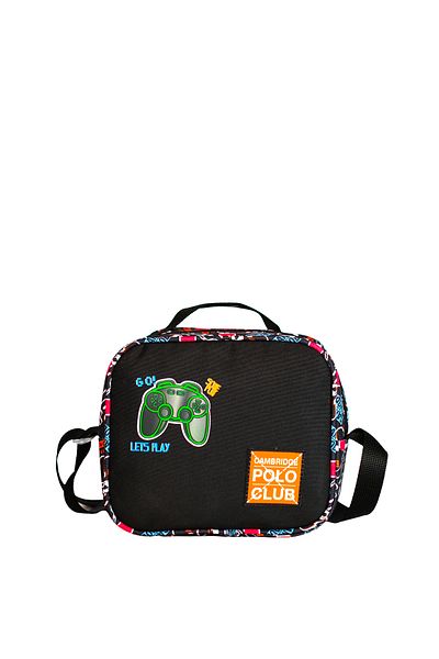 Cambridge Polo Club Boy's Lunchbox - Game Time Black, Game-STD