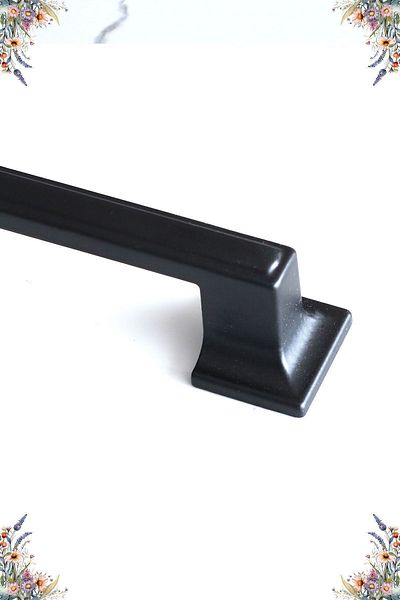 Badem10 Gama 128 Mm Mâner Negru Mobilier Metal Sertar Bucătărie Dulap Dulap Mânere Capac Mâner 12,8 Cm