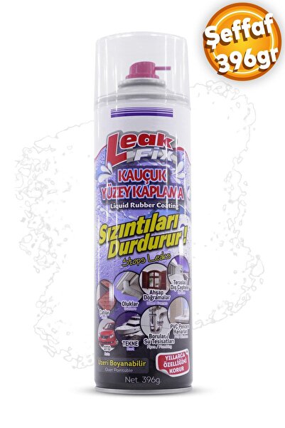 Badem10 Leak Fix (ŞEFFAF 396 GR) Su Yalıtım Sızdırmaz Geçirmez Izolasyon Kauçuk Spreyi Kaplama Sızıntı