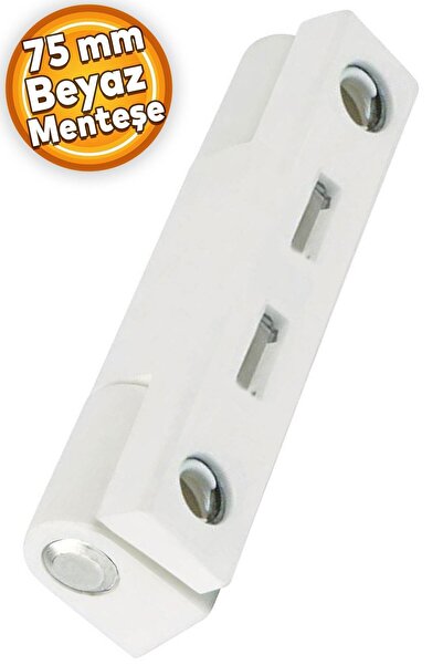 Badem10 Pvc Pimapen Pencere Menteşesi 75 Mm Beyaz Menteşe