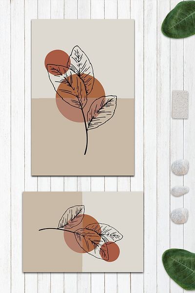 Evmila Πατάκι μπάνιου με σχέδιο 2 τεμαχίων 50x60 cm - 60x100cm