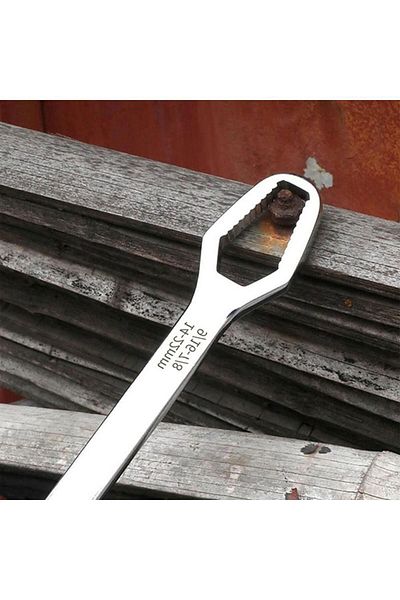Badem10 Practical Double Mouth Self-Tightening Multi-Purpose Wrench Steel Wrench Chrome 8-13 / 14-22 mm