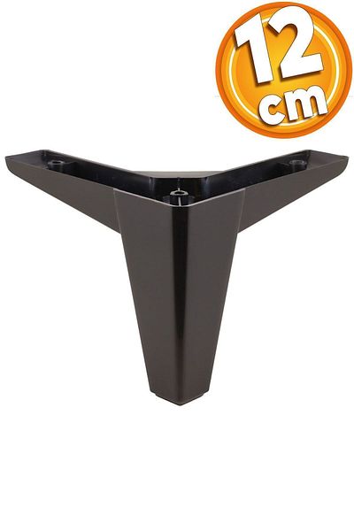 Badem10 Canapea de lux Puf Tv Unit Canapea cu bază neagră cu lățime de 12 cm