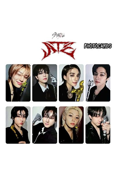 Kpop Dünyasi Stray Kids'' Ate'' Photocards Set - Chk Chk Ver.