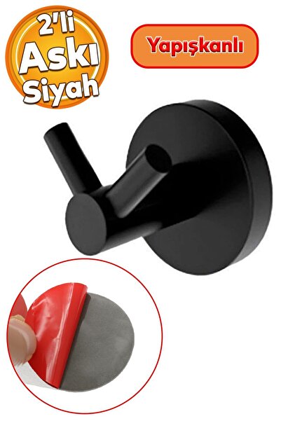 Badem10 Yapışkanlı Banyo Havluluk Bornoz Askısı Tutacağı Asacağı Asma Aparatı...