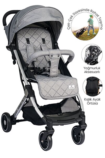 LORELLİ Fiorano Kabin Boy Bebek Arabası - Dolphin Grey