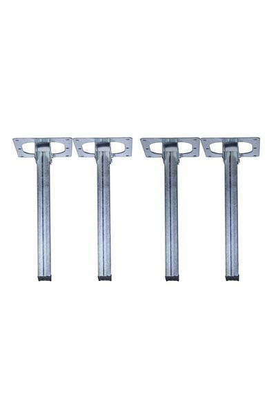 Badem10 Picior de masă pliabil din metal - 20 cm sub masa (4 bucăți)