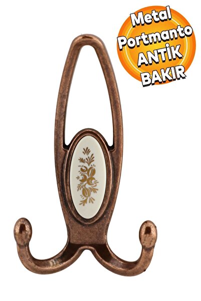 Badem10 Uzay Portmanto Vestiyer Duvar Askısı Metal Dolap Elbise Askılığı Anti...