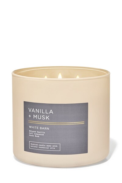 Bath & Body Works Vanilla & Musk Büyük Mum