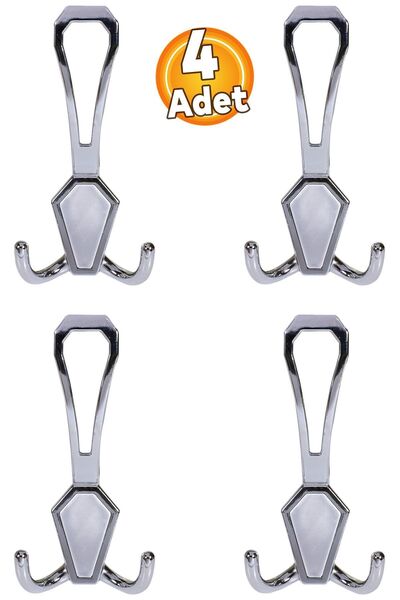 Badem10 Portmanto Vestiyer Duvar Dolap Elbise Mobilya Kapı Askısı Askılığı Kr...