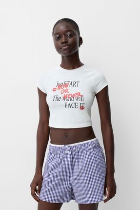 Bershka Kareli boxer bermuda ort Fiyat Yorumlar Trendyol