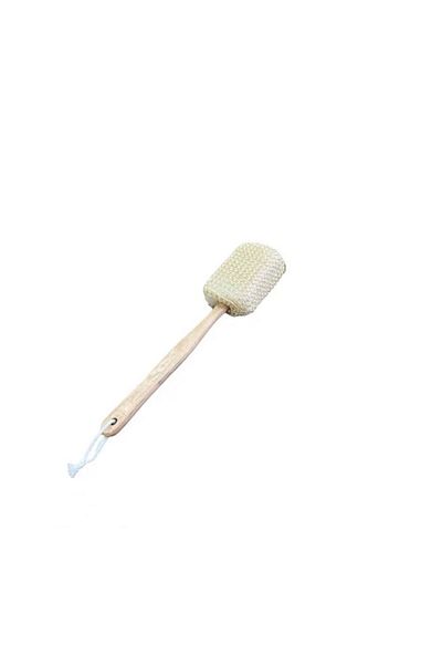 Life For You 37 CM Wide Natural Bath Loofah with Wooden Handle