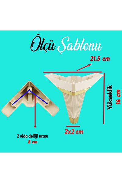 Badem10 Mobilier de lux Alcazar - Canapea, unitate TV, fotoliu si picioare de 14 cm crem auriu