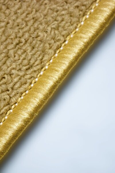 Stepmat Pack of 16 Beige Sahara Yellow Capsule Curl Carpet Step and Stair Mat