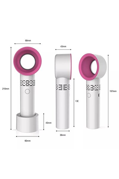 Voground Mini El Fanı Bladess Fan Kurutucu Yaprak Hava Fan38
