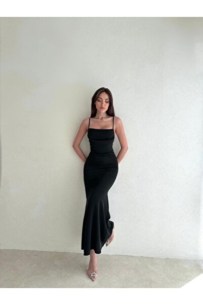 fashion hunter Siyah Elbise