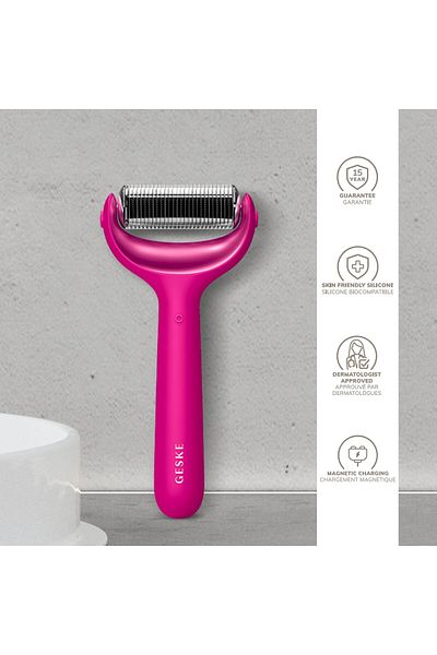 Geske Micro Needle Face & Body roller 9 in 1 Magenta 42