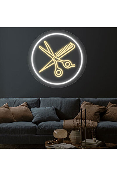 HONEY CONCEPT berber salon makas kuaför neon led yazı