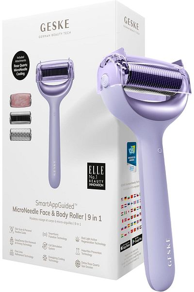 Geske Micro Needle Face & Body roller 9 in 1 Purple 42
