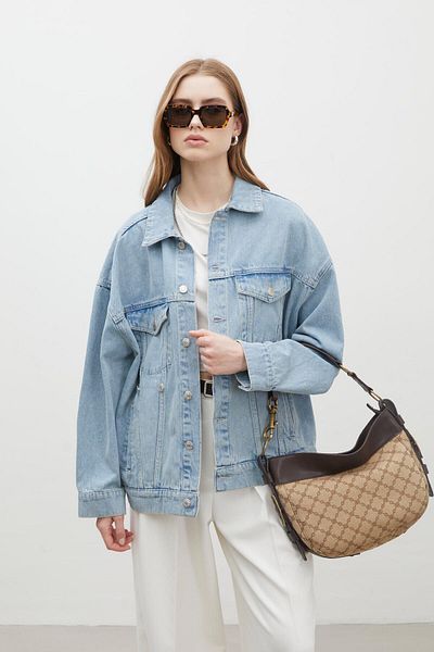 Manuka 1975 JEANSJACKE EISBLAU