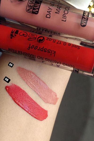 Fixlash New Line Milano Matte Liquid Lipstick No: 08-09