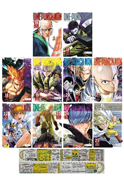 Akıl Çelen Kitaplar One-Punch Man 16-17-18-19-20-21-22-23-24-25. Ciltler Mang...