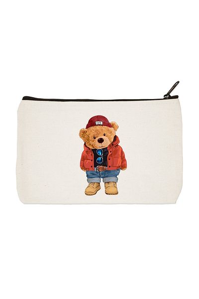 daystore Μολύβι και τσάντα μακιγιάζ με σχέδια Bear Teddy