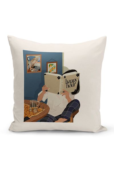 Bertille Home Bohemian Series Double Sided Digital Printed Throw Pillow Case (Bohemian Cushion Cover)