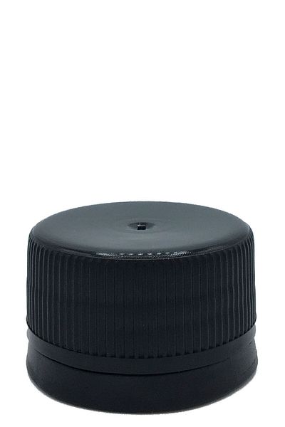 Afracam Black Leak Proof 31 Mm Plastic Lid - Locked, 100 Pieces (DORIKA/MARASKA)