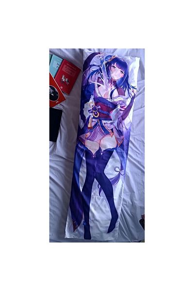 galaxyboutique Genshin Impact Raiden - Double Sided Hugging Pillow