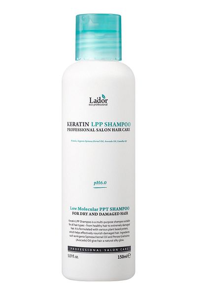 Lador LADOR Keratin Lpp Shampoo, 150 ml - αναζωογονητικό σαμπουάν για εξασθενημένα, ταλαιπωρημένα και θαμπά μαλλιά