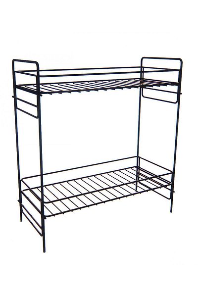 HOMİNG Homing 2 Tier under Counter Shelf Bathroom Kitchen Cabinet Multipurpose Organizer Detergent Rack Organizer