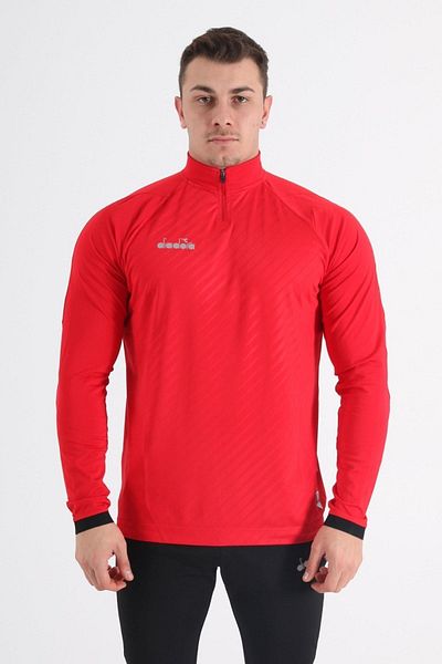 Diadora Elite Training Tracksuit Single Top Red