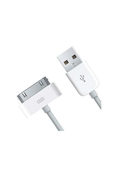Genel Markalar Iphone 4 4s Ipod Nano Ipad (1- 2-3. NESİL) 30 Pin 1.5metre Usb Veri Şarj Kablosu