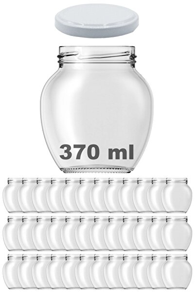 Afracam 370 ml Metal Beyaz Konserve Kapaklı 370 Cc Şeffaf Kar Küresi Yumurta ...