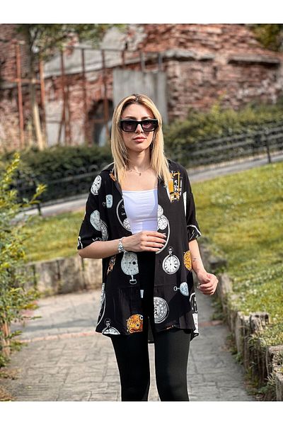 MFU collection Cămașă oversize din viscoză