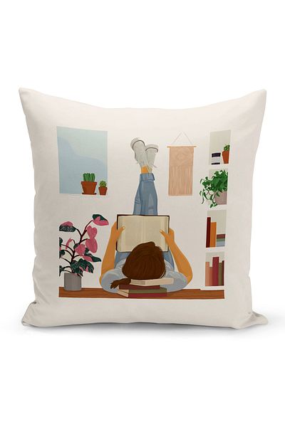 Bertille Home Bohemian Series Double Sided Digital Printed Throw Pillow Case (Bohemian Cushion Cover)