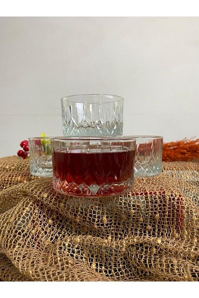 LAV Odin 6-Piece Glass Bowl - With Snack Bowl, Coffee Bowl, Presentation Bowl